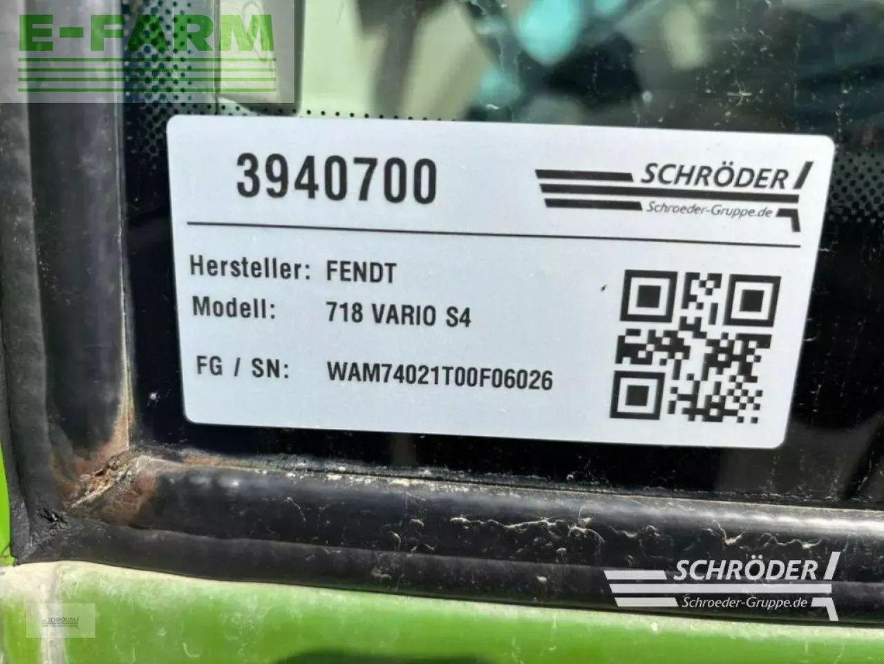 Fendt 718 vario s4 profi Profi - Tractor: foto 5 Fendt 718 vario s4 profi Profi - Tractor: foto 5