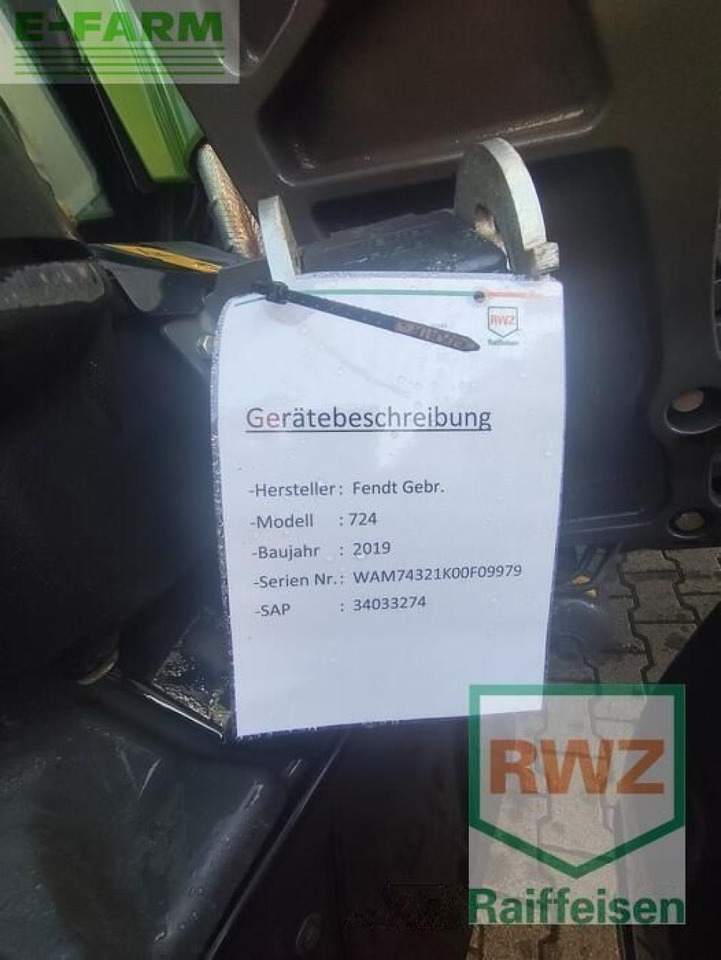 Tractor Fendt 724 vario: foto 10 Tractor Fendt 724 vario: foto 10