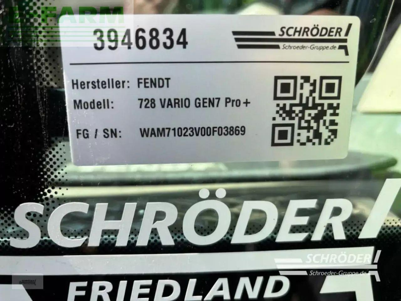 Fendt 728 vario gen7 profi plus ProfiPlus - Tractor: foto 4 Fendt 728 vario gen7 profi plus ProfiPlus - Tractor: foto 4