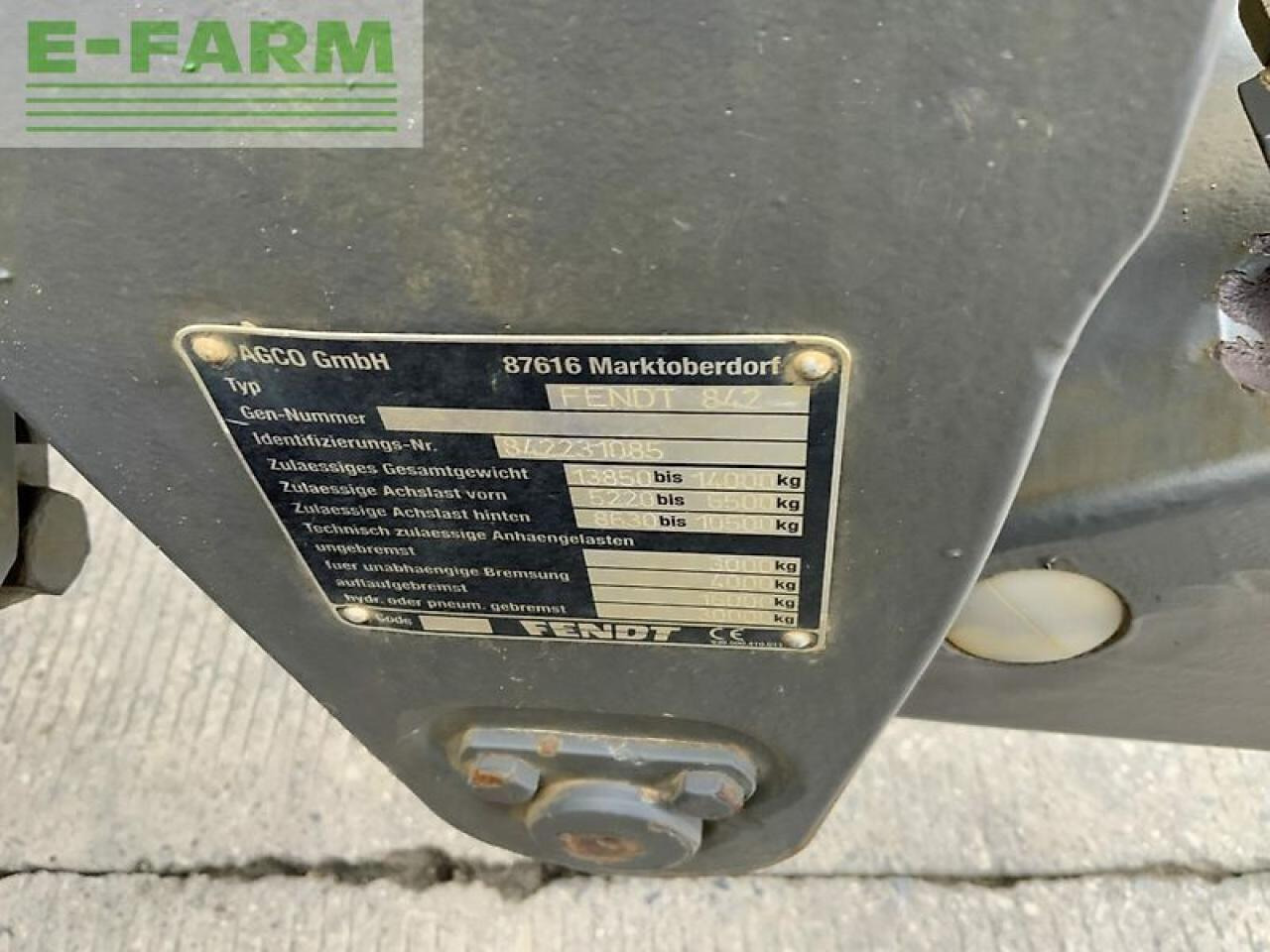 Tractor Fendt 828 profi plus tractor (st21378): foto 12