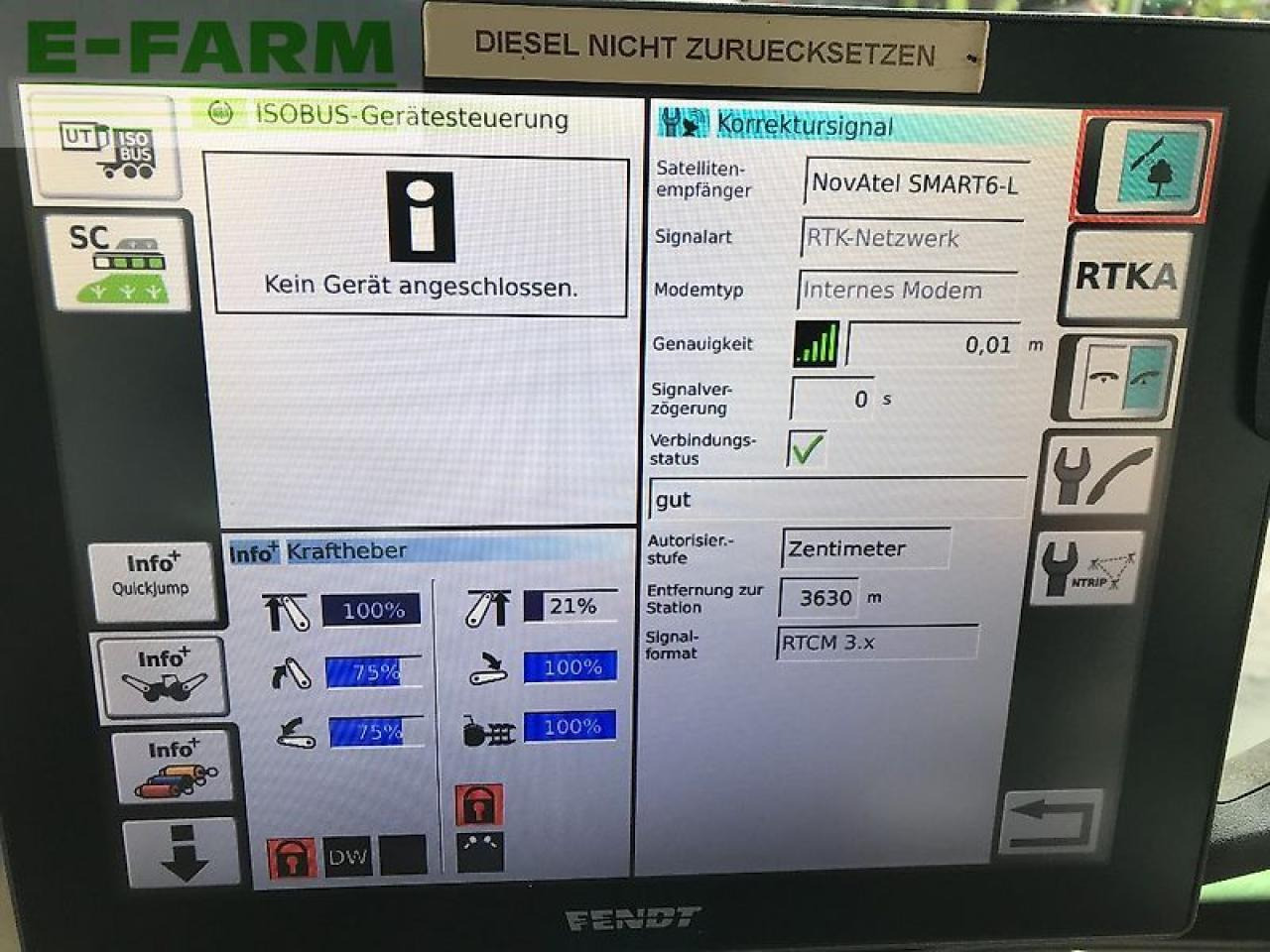 Tractor Fendt 828 vario s4 profi plus ProfiPlus: foto 17