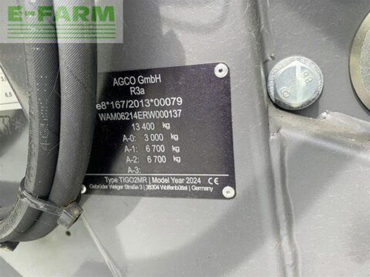 Remolque volquete agrícola Fendt tigo 60 mr profi: foto 10