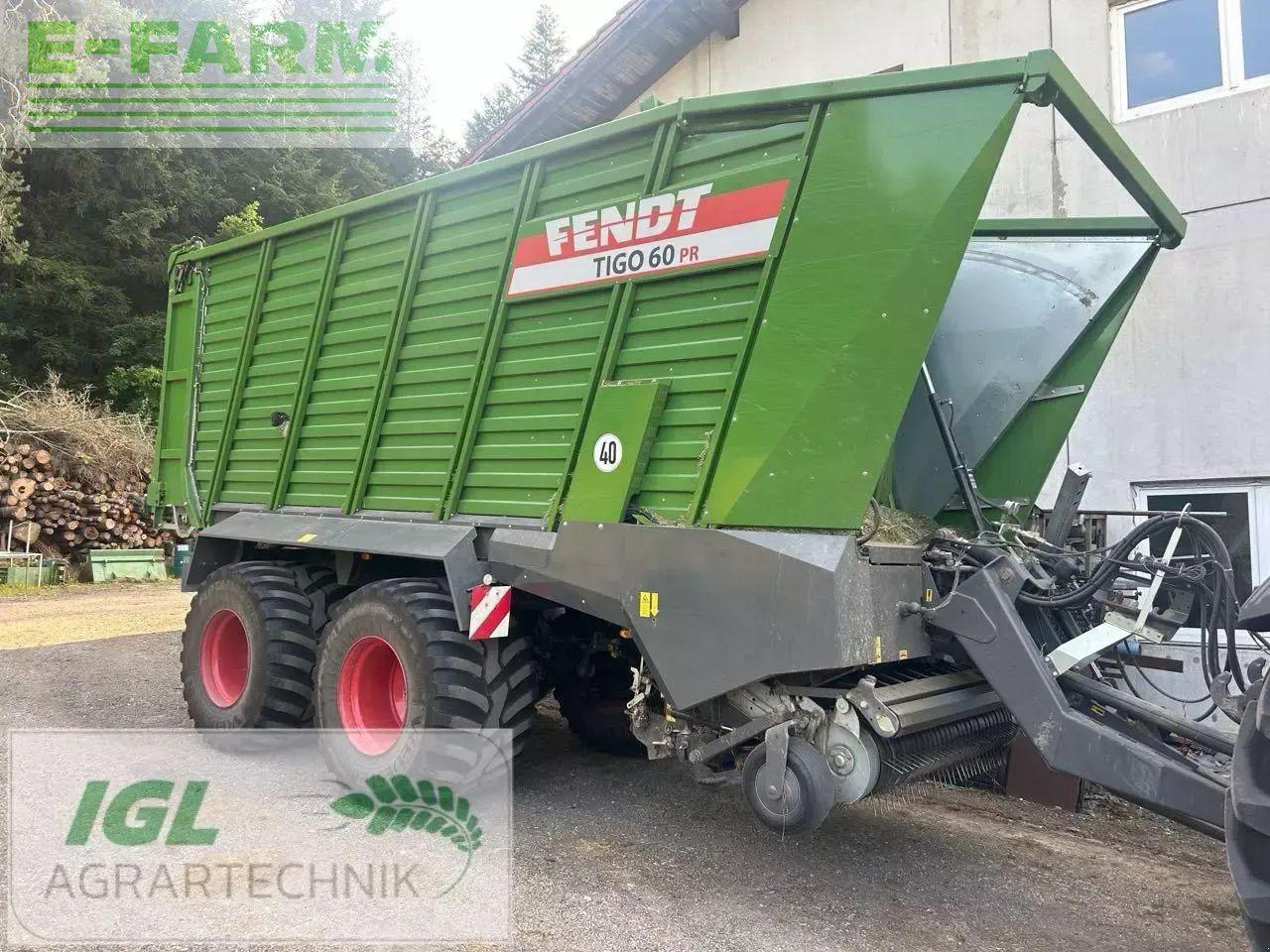 Fendt tigo 60 pr - Remolque autocargador: foto 1 Fendt tigo 60 pr - Remolque autocargador: foto 1