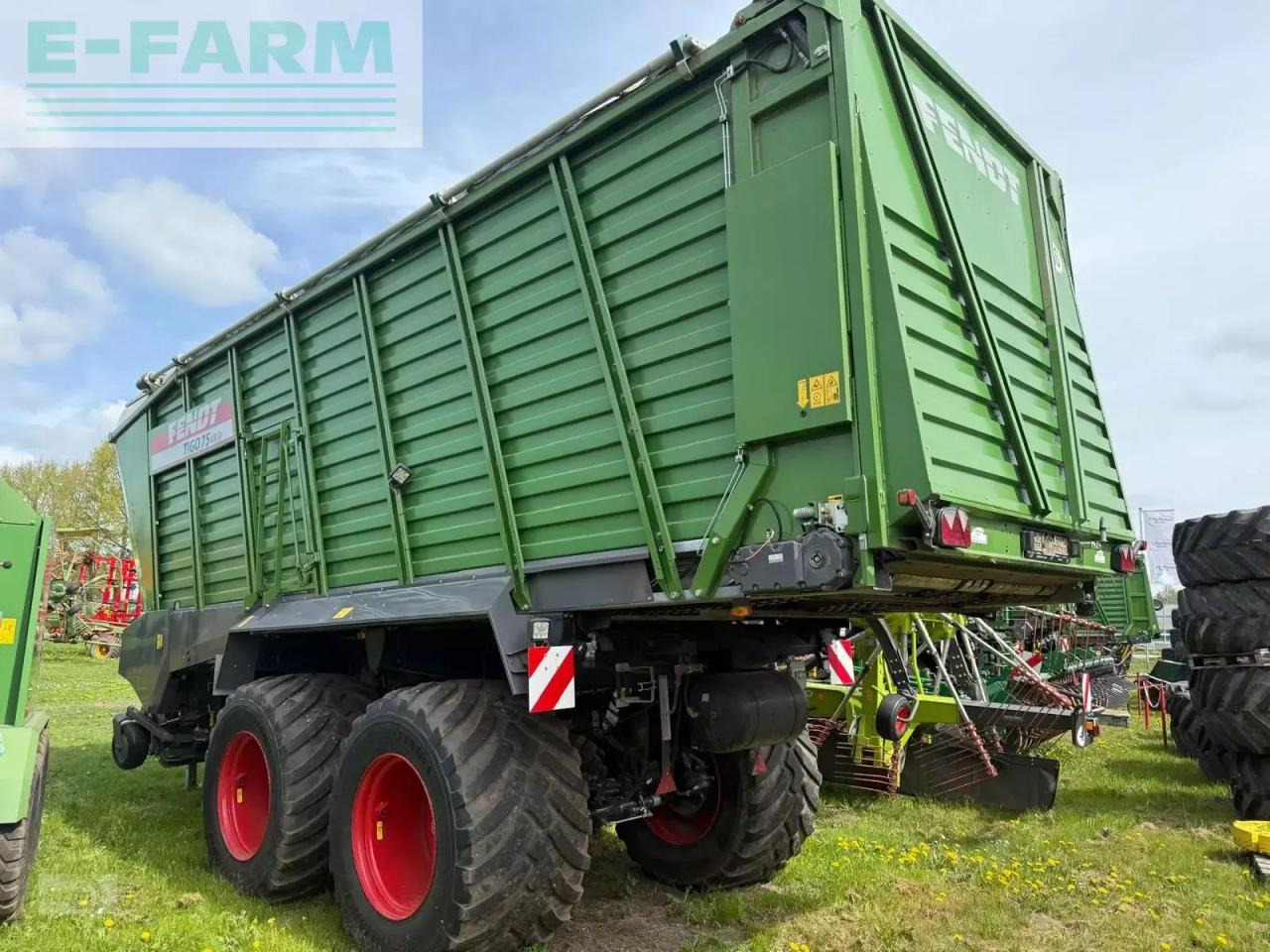 Fendt tigo 75 vr mit 800-er bereifung, laderaumabdeckung und dosierwalzen - Remolque autocargador: foto 2 Fendt tigo 75 vr mit 800-er bereifung, laderaumabdeckung und dosierwalzen - Remolque autocargador: foto 2