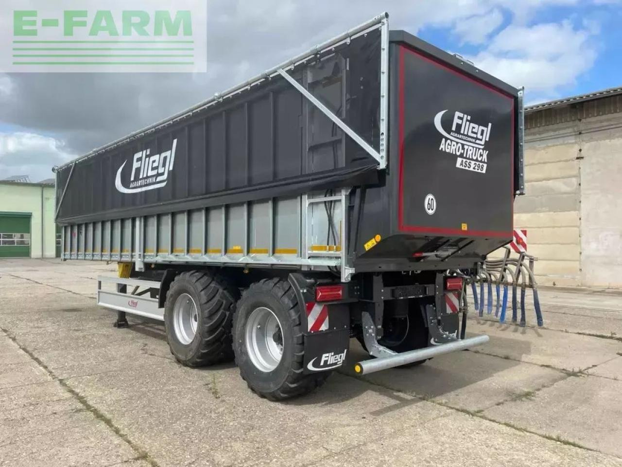 Fliegl abschiebe-sattelauflieger ass 298 agro-truck - Remolque volquete agrícola: foto 1 Fliegl abschiebe-sattelauflieger ass 298 agro-truck - Remolque volquete agrícola: foto 1