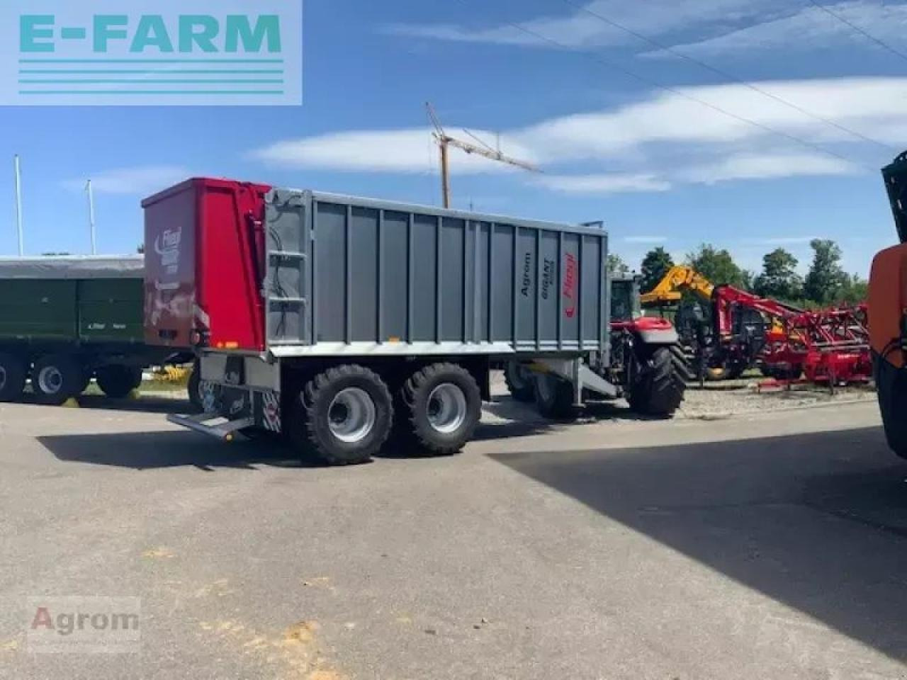Fliegl gigant asw 271 c - Remolque volquete agrícola: foto 1 Fliegl gigant asw 271 c - Remolque volquete agrícola: foto 1