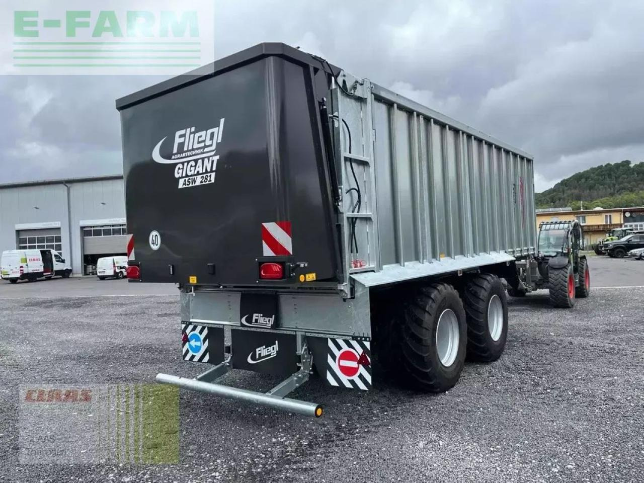 Fliegl gigant asw 281 - Remolque volquete agrícola: foto 4 Fliegl gigant asw 281 - Remolque volquete agrícola: foto 4