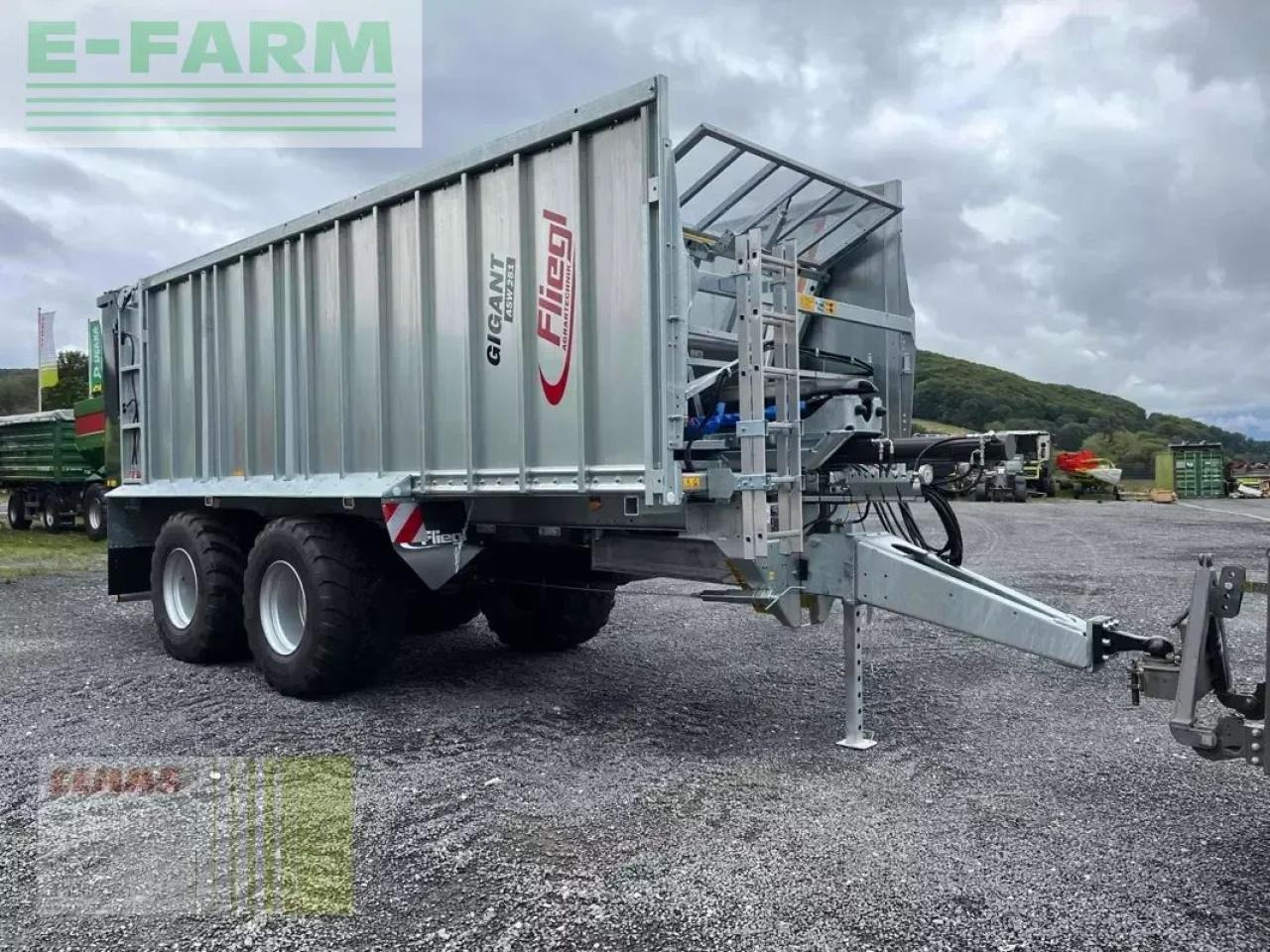 Fliegl gigant asw 281 - Remolque volquete agrícola: foto 1 Fliegl gigant asw 281 - Remolque volquete agrícola: foto 1