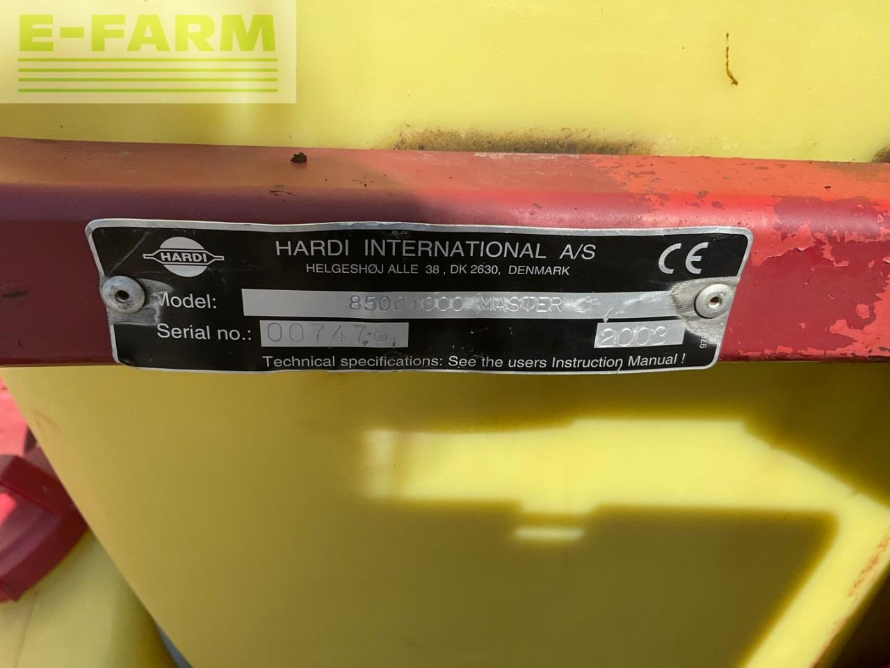 Pulverizador arrastrado Hardi Master: foto 9