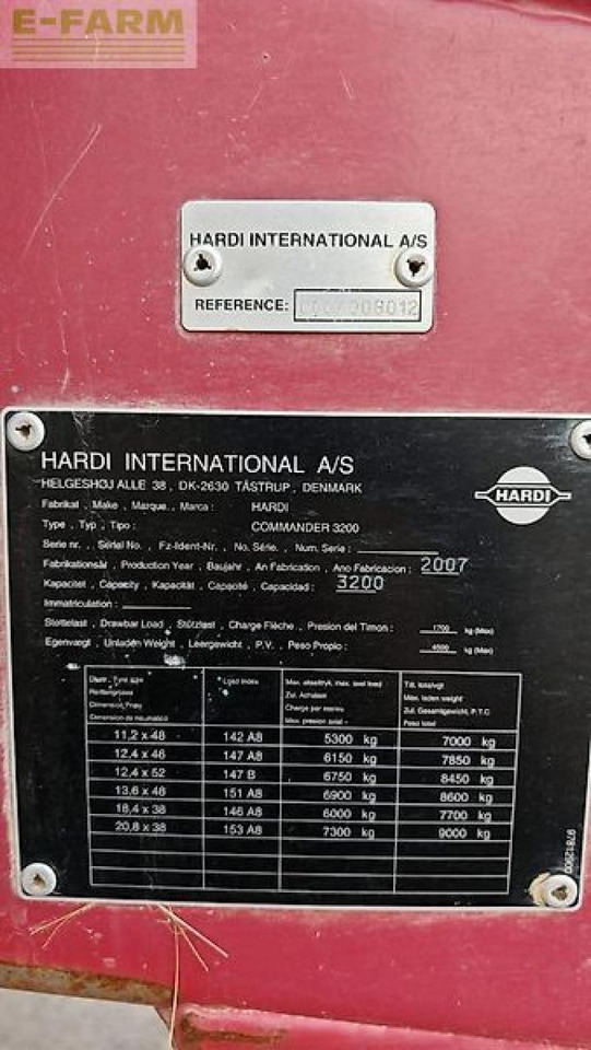 Hardi commander - Pulverizador arrastrado: foto 2 Hardi commander - Pulverizador arrastrado: foto 2