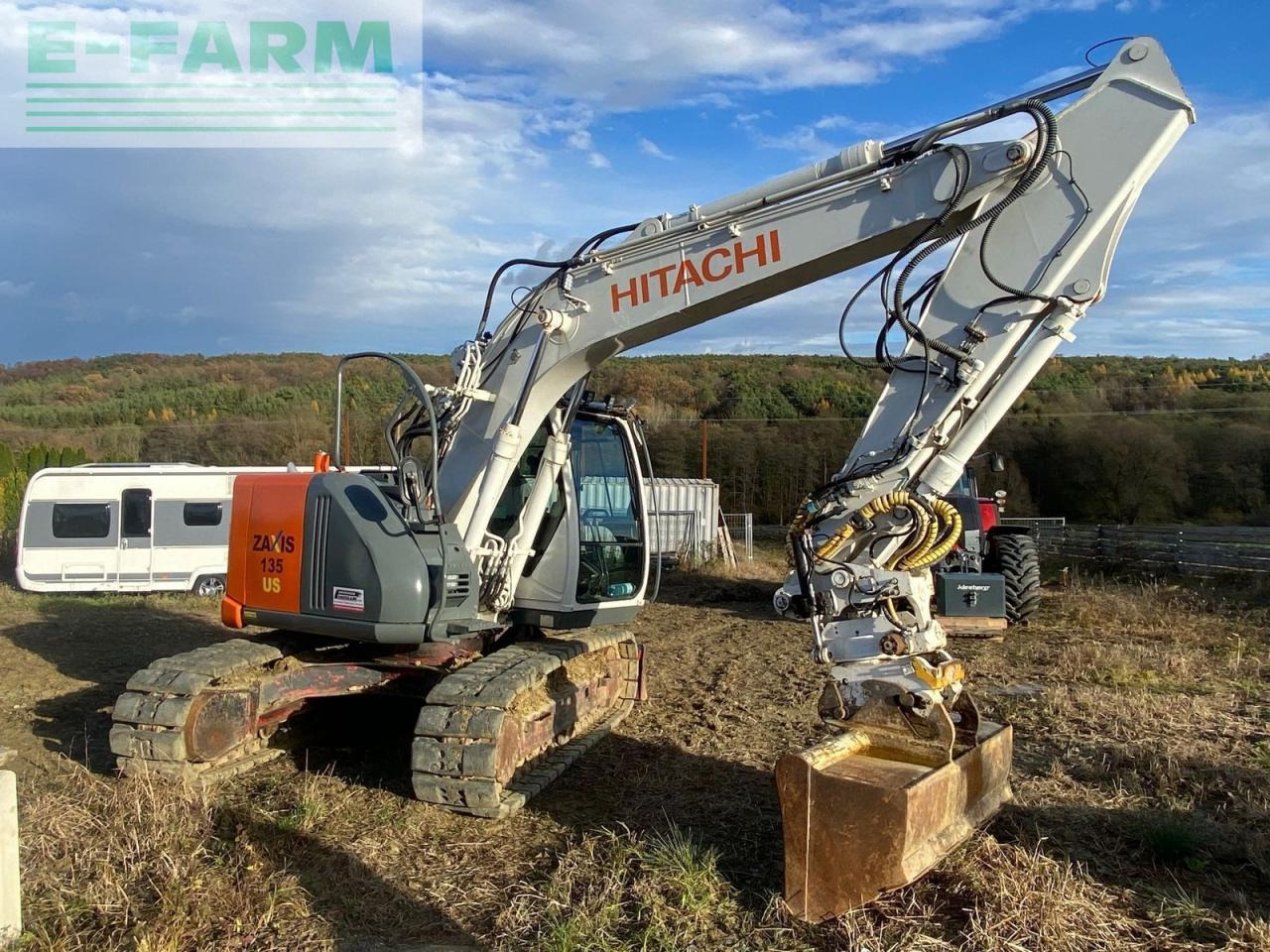 Hitachi zaxis 135 us mit rototilt - Excavadora de cadenas: foto 2 Hitachi zaxis 135 us mit rototilt - Excavadora de cadenas: foto 2