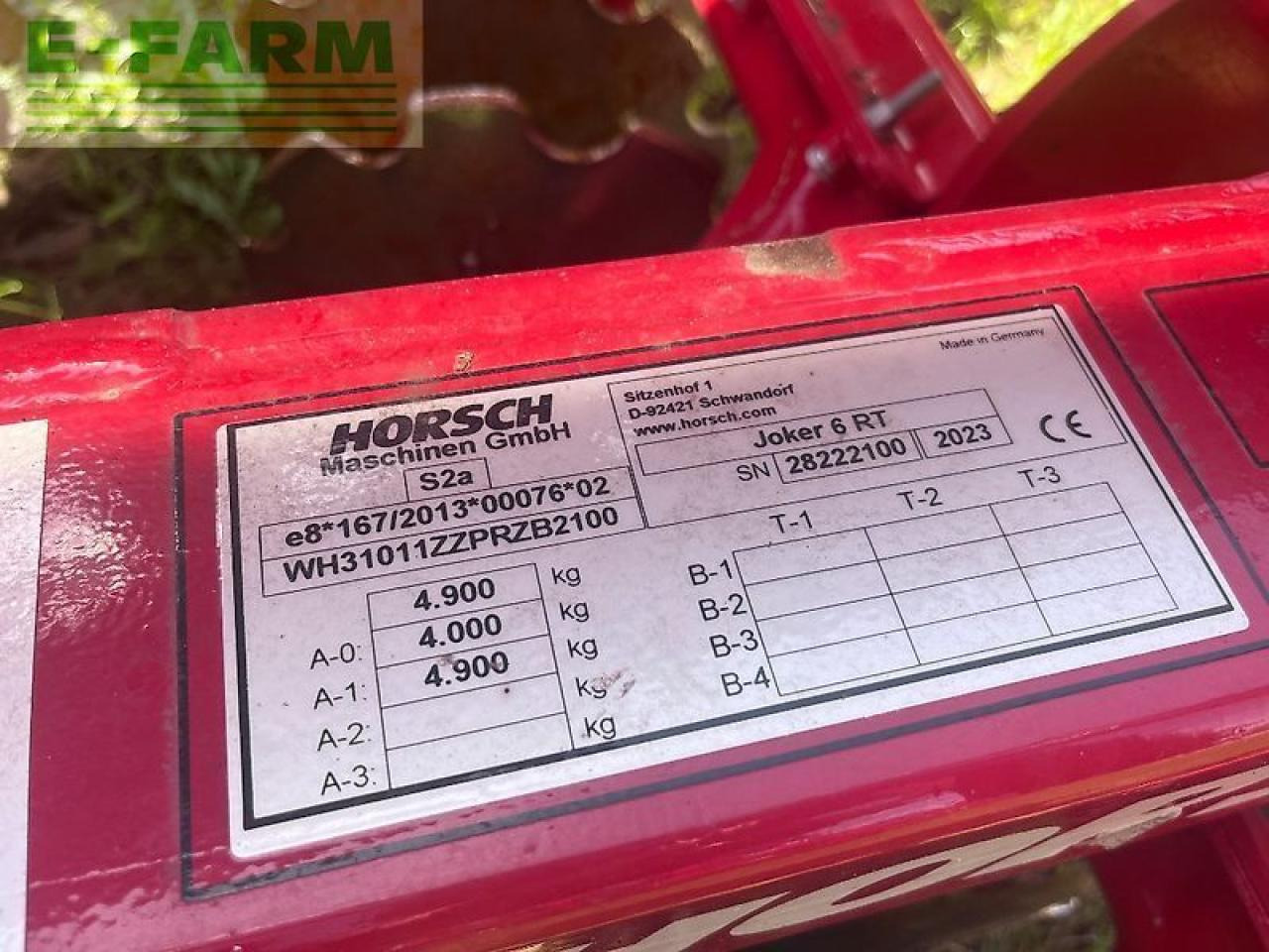 Horsch joker 6 rt - Rastras: foto 2 Horsch joker 6 rt - Rastras: foto 2