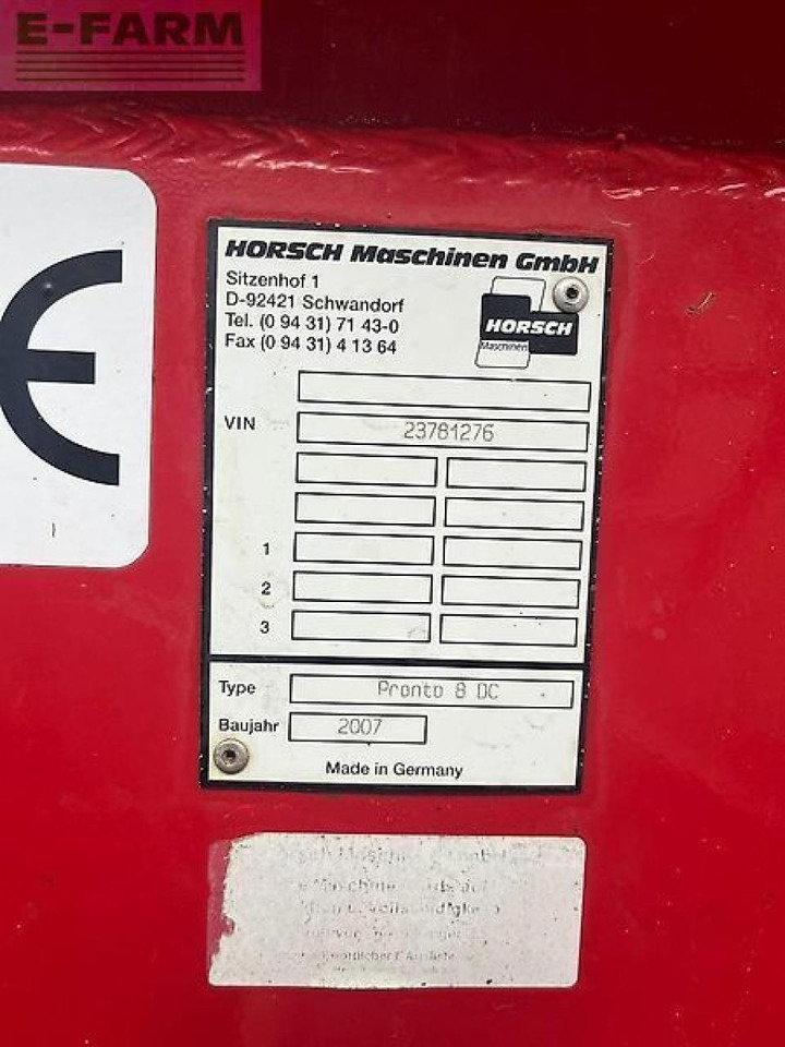 Horsch pronto 8dc - Sembradora: foto 4 Horsch pronto 8dc - Sembradora: foto 4