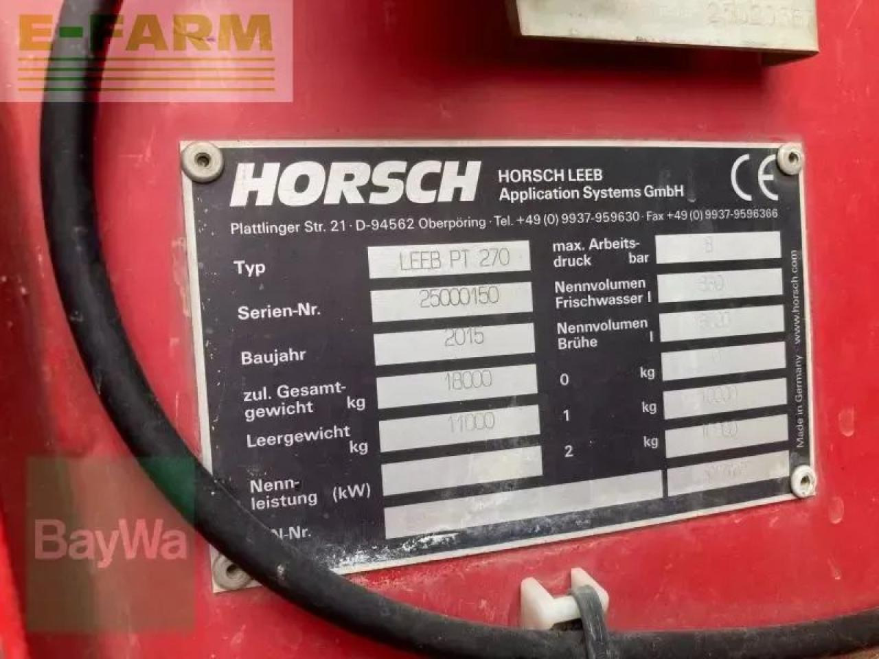 Pulverizador arrastrado Horsch pt 270: foto 12
