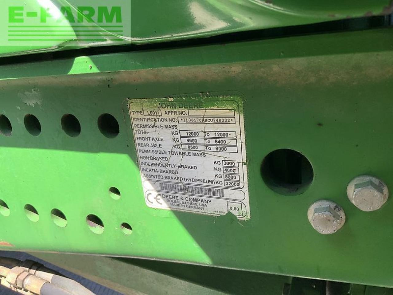 Tractor John Deere 6170r tractor (st23639): foto 15