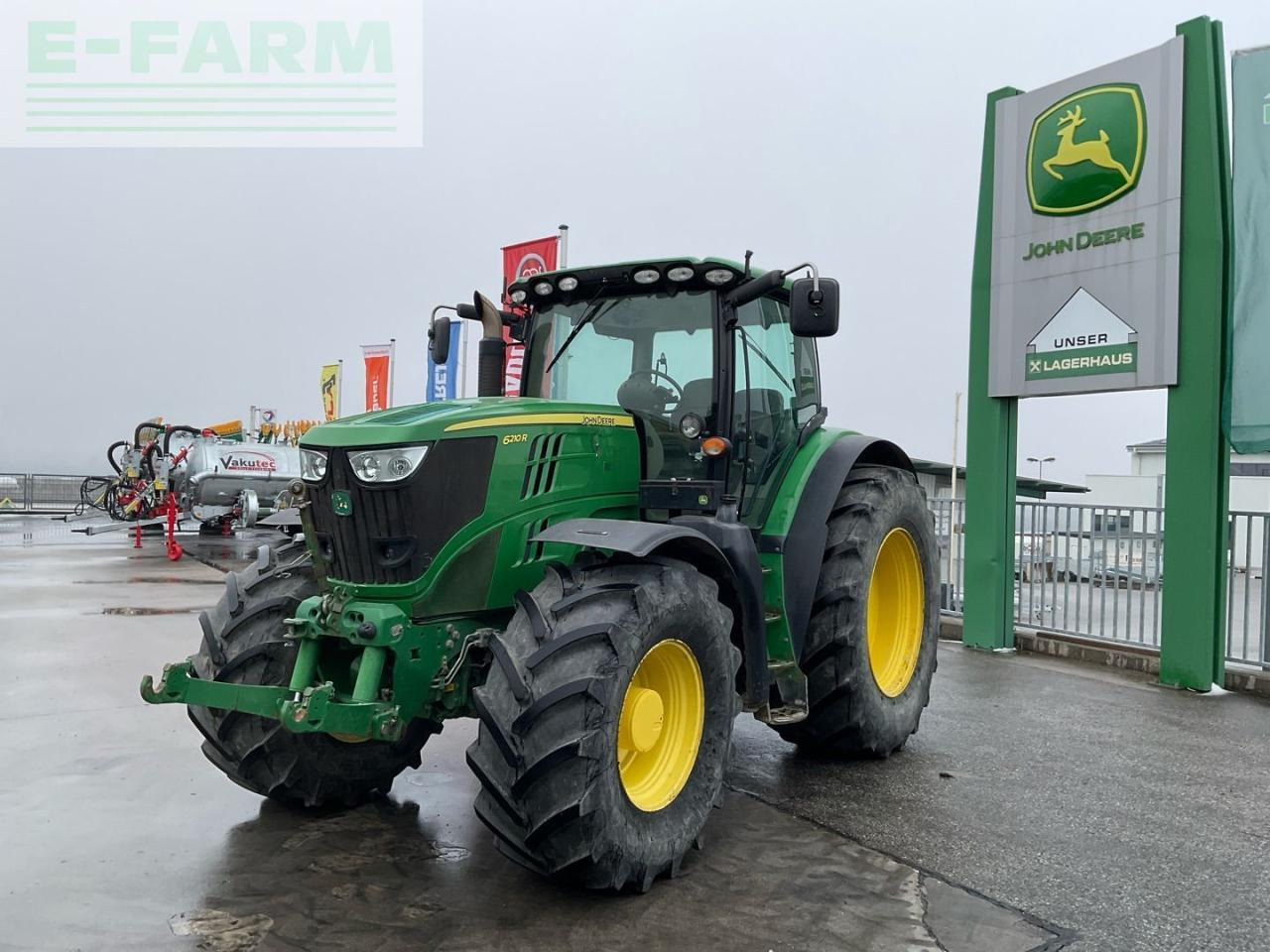 John Deere 6210R - Tractor: foto 1 John Deere 6210R - Tractor: foto 1