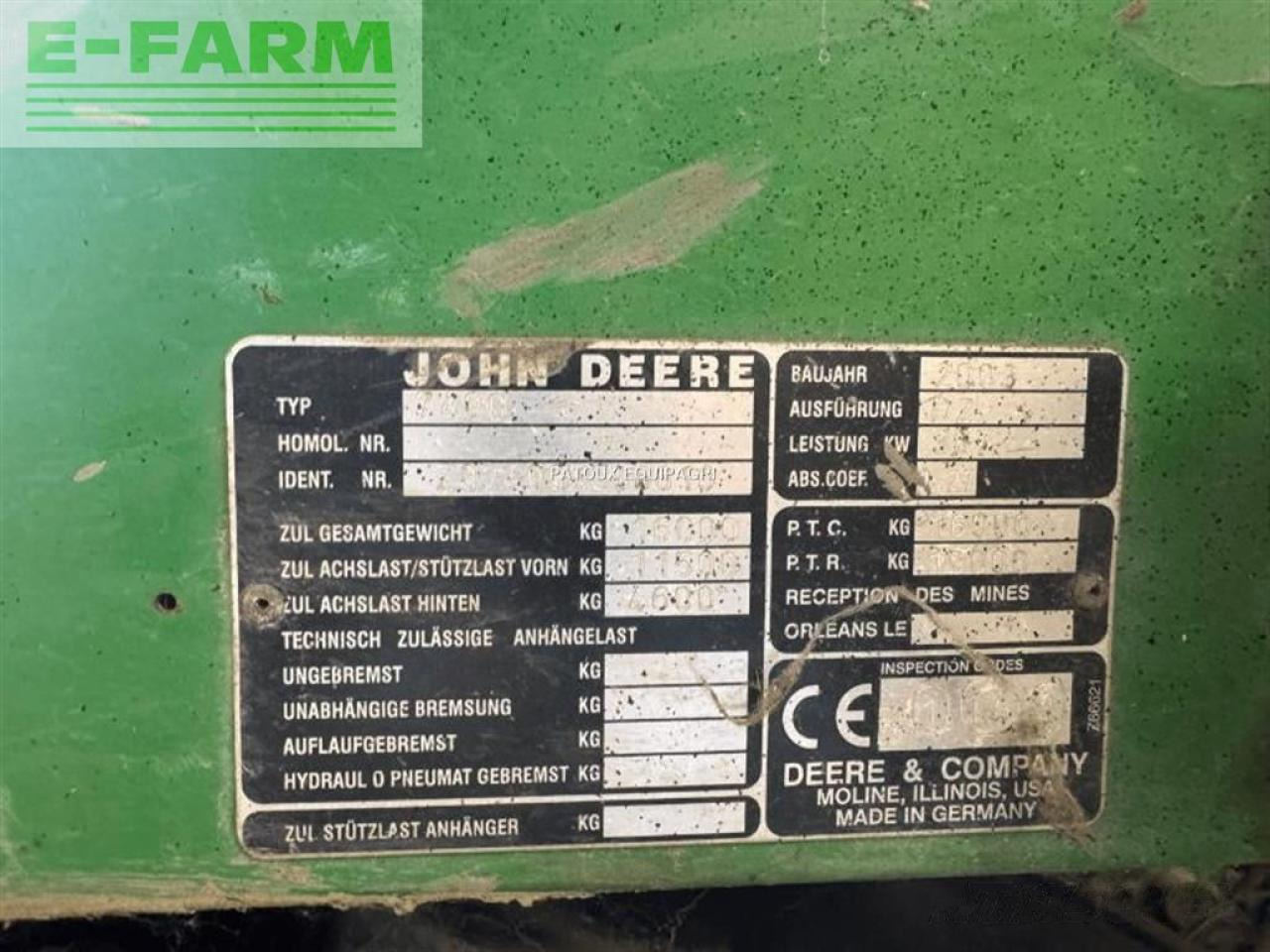 John Deere 7400 4rm - Cosechadora de forraje: foto 4 John Deere 7400 4rm - Cosechadora de forraje: foto 4