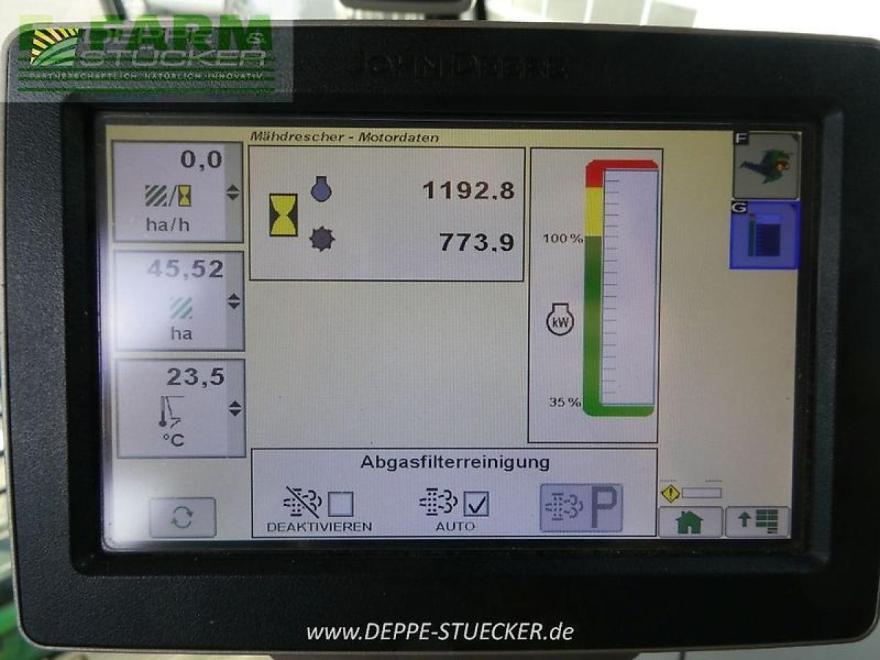 Cosechadora de granos John Deere t660 ll autotrac + 625 premiumflow + sww: foto 17