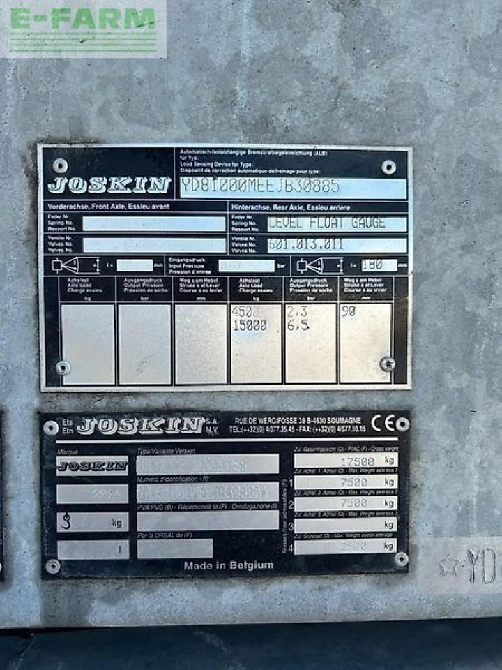 Joskin modulo 2 10000 meb - Maquinaria para fertilización: foto 5 Joskin modulo 2 10000 meb - Maquinaria para fertilización: foto 5