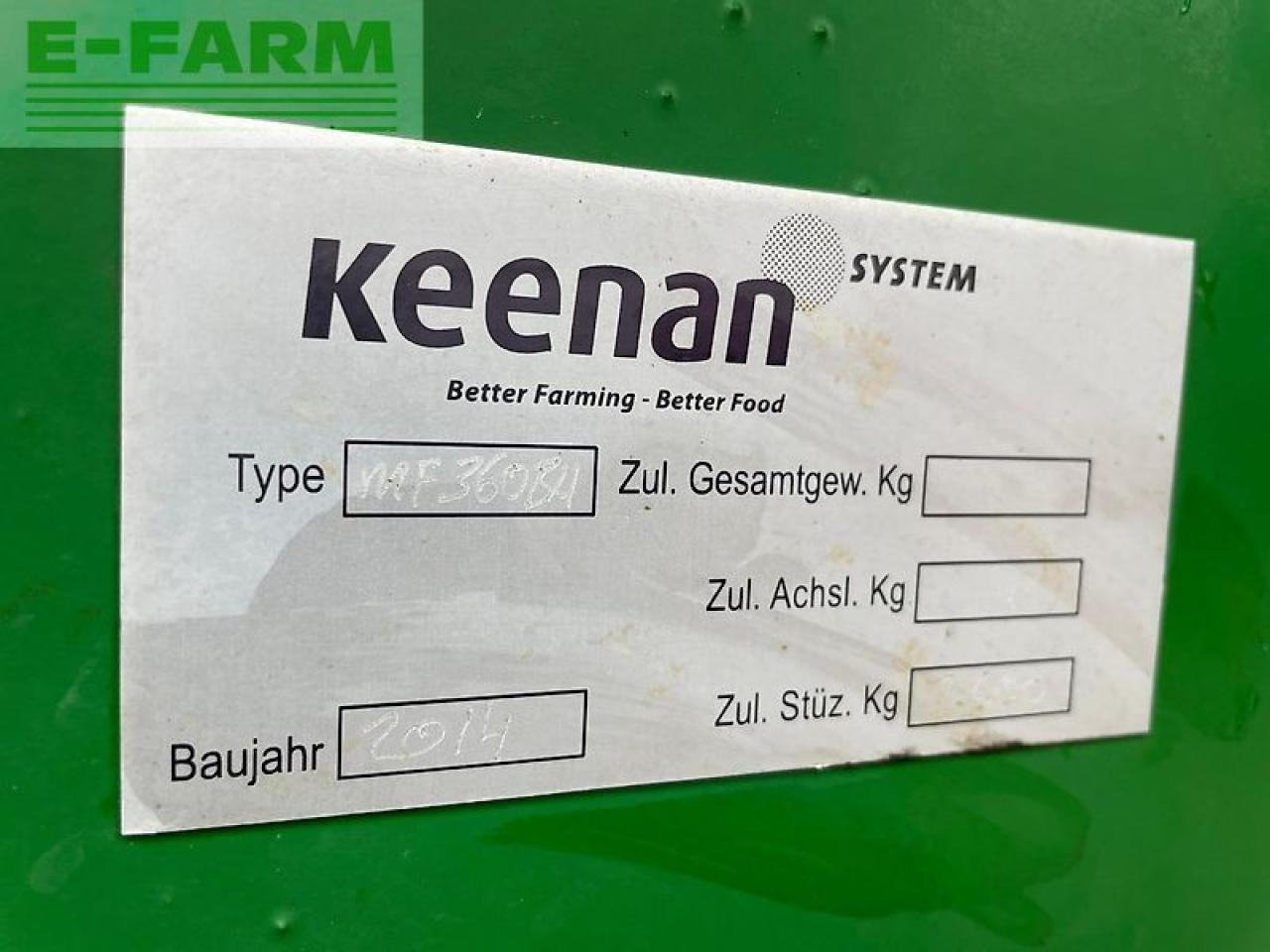 Maquinaria ganadera Keenan mf 360: foto 11