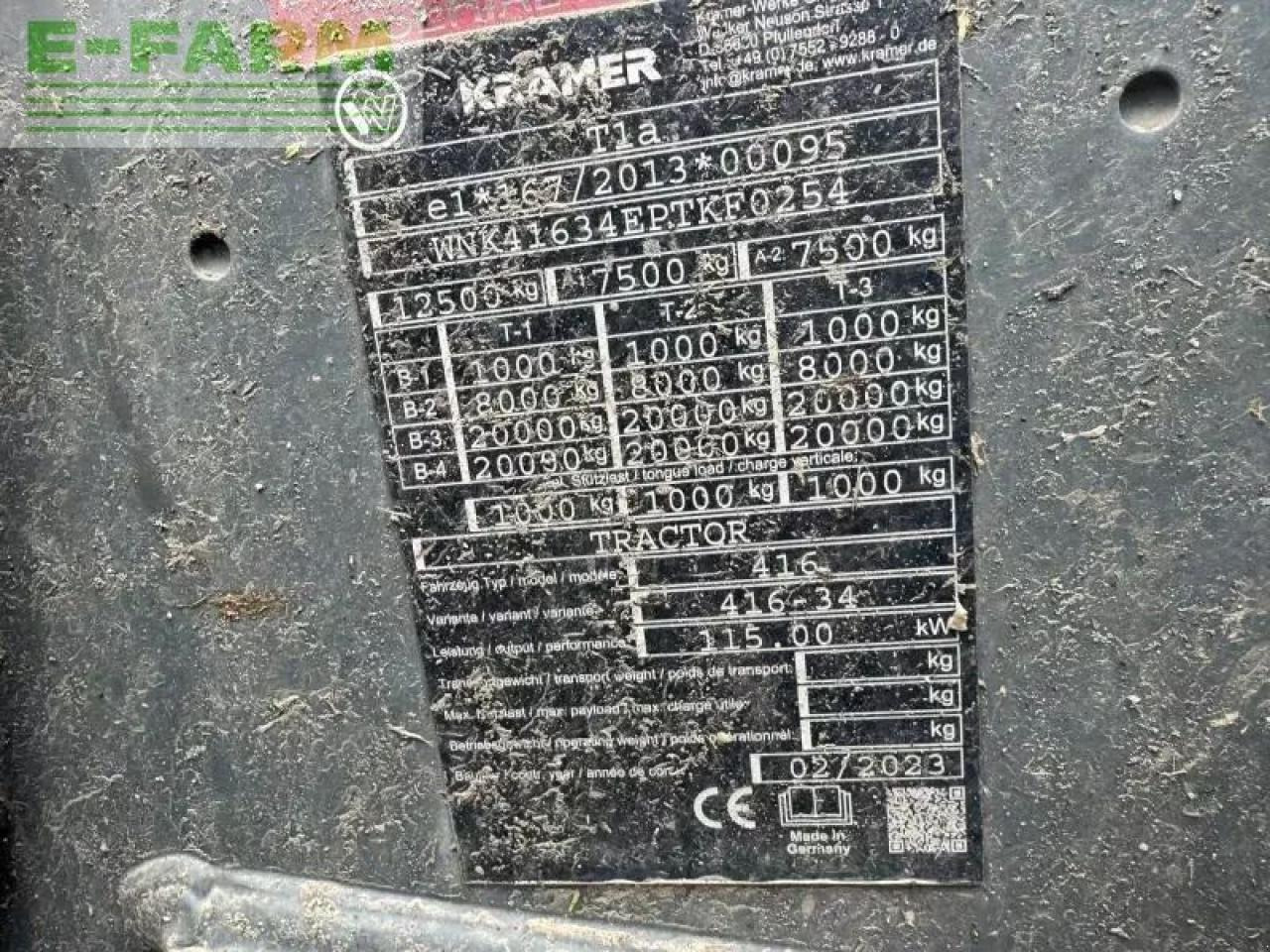 Kramer kt557 - Manipulador telescópico: foto 4 Kramer kt557 - Manipulador telescópico: foto 4