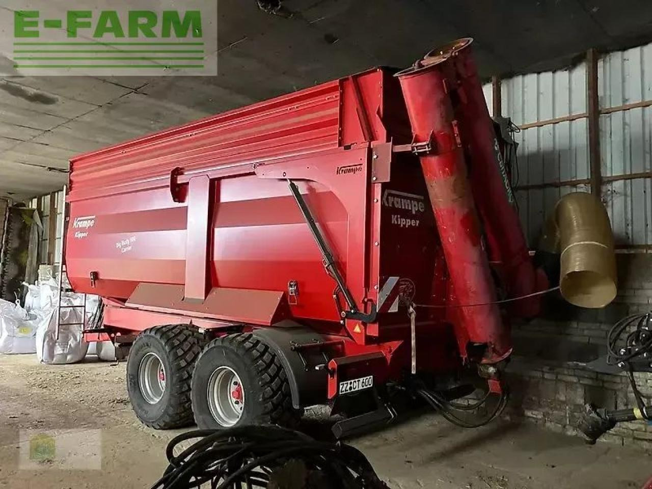 Krampe big body bb 600 *ohne schnecke* - Remolque volquete agrícola: foto 2 Krampe big body bb 600 *ohne schnecke* - Remolque volquete agrícola: foto 2
