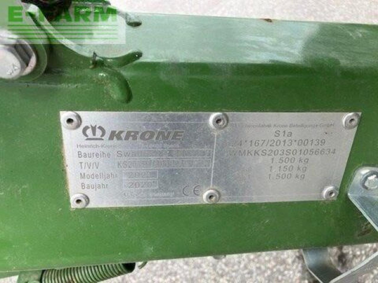 Krone swadro ts 680 - Henificadora: foto 5 Krone swadro ts 680 - Henificadora: foto 5
