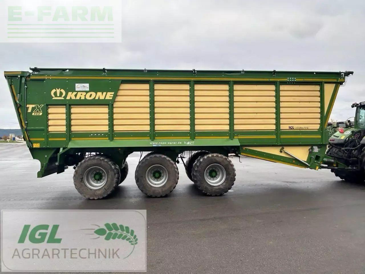 Krone tx 560 - Remolque volquete agrícola: foto 4 Krone tx 560 - Remolque volquete agrícola: foto 4