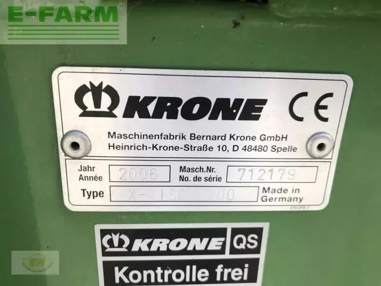 Accesorios para cosechadoras de forraje Krone x- disc 6200: foto 6