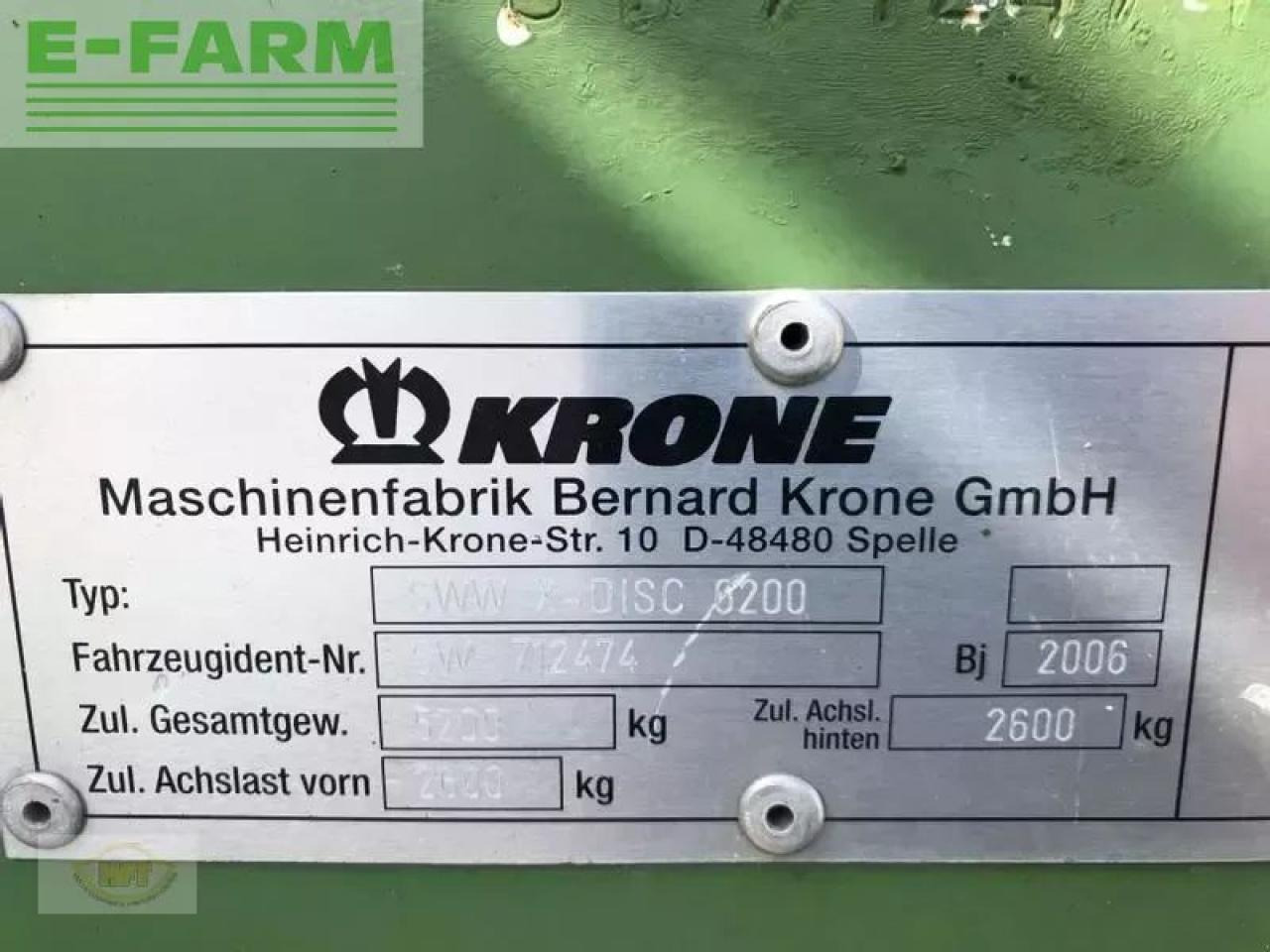 Accesorios para cosechadoras de forraje Krone x- disc 6200: foto 7