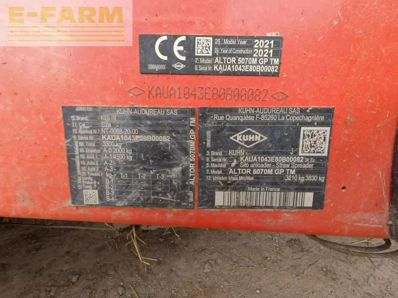 Equipo para silos Kuhn altor 5070: foto 6