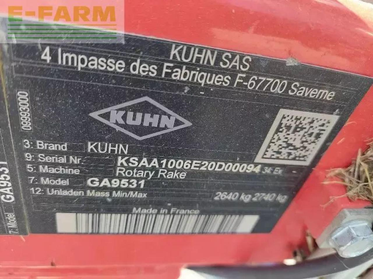 Kuhn ga9531 - Henificadora: foto 1 Kuhn ga9531 - Henificadora: foto 1