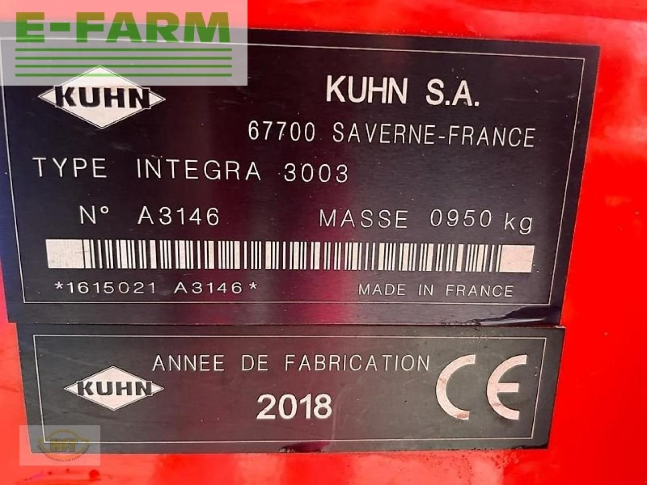 Combinado de siembra Kuhn integra 3003 sd: foto 25
