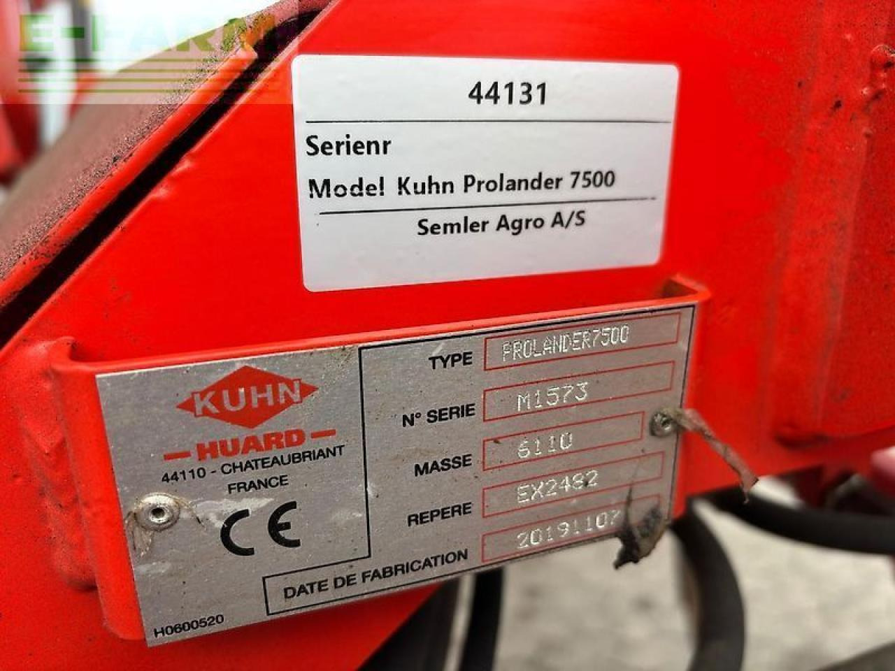 Kuhn prolander 7500 - Combinado de siembra: foto 4 Kuhn prolander 7500 - Combinado de siembra: foto 4