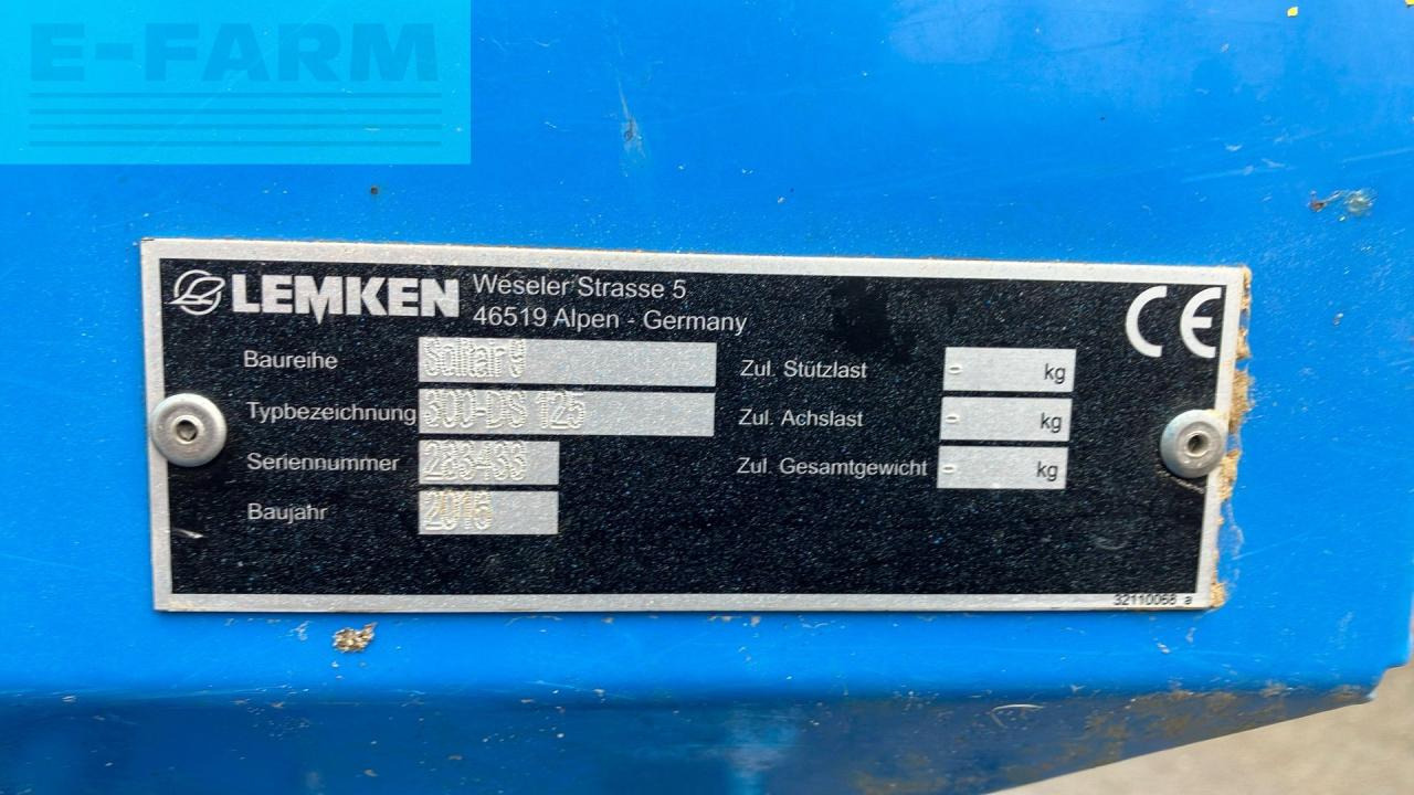 Combinado de siembra Lemken Solitair 9 300-DS 125 Zirkon 8 300: foto 13