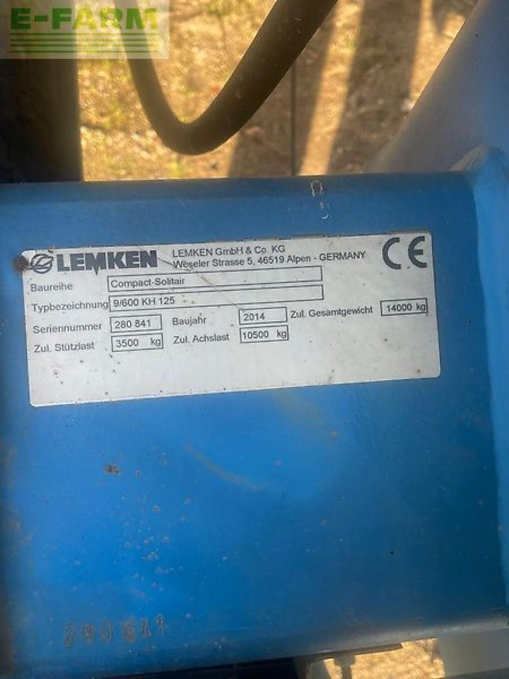 Sembradora Lemken compact solitair: foto 22