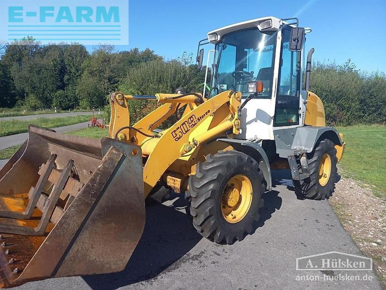 Miniexcavadora Liebherr 509 stereo inkl. schaufel und palettengabel: foto 10