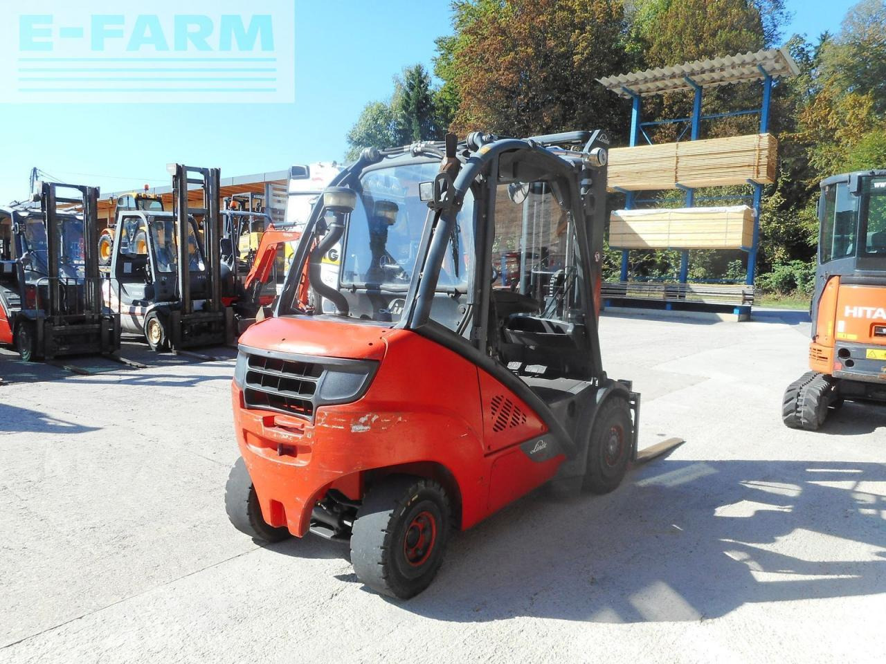 Linde h30d-02 triplex 5,5m + ss + halbkabine - Carretilla elevadora: foto 4 Linde h30d-02 triplex 5,5m + ss + halbkabine - Carretilla elevadora: foto 4