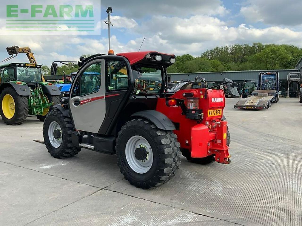 Manipulador telescópico Manitou mlt 841-145 ps+ telehandler (st23226): foto 8