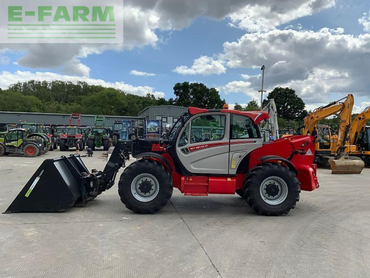 Manipulador telescópico Manitou mlt961-145 v+l elite telehandler (st21724): foto 6