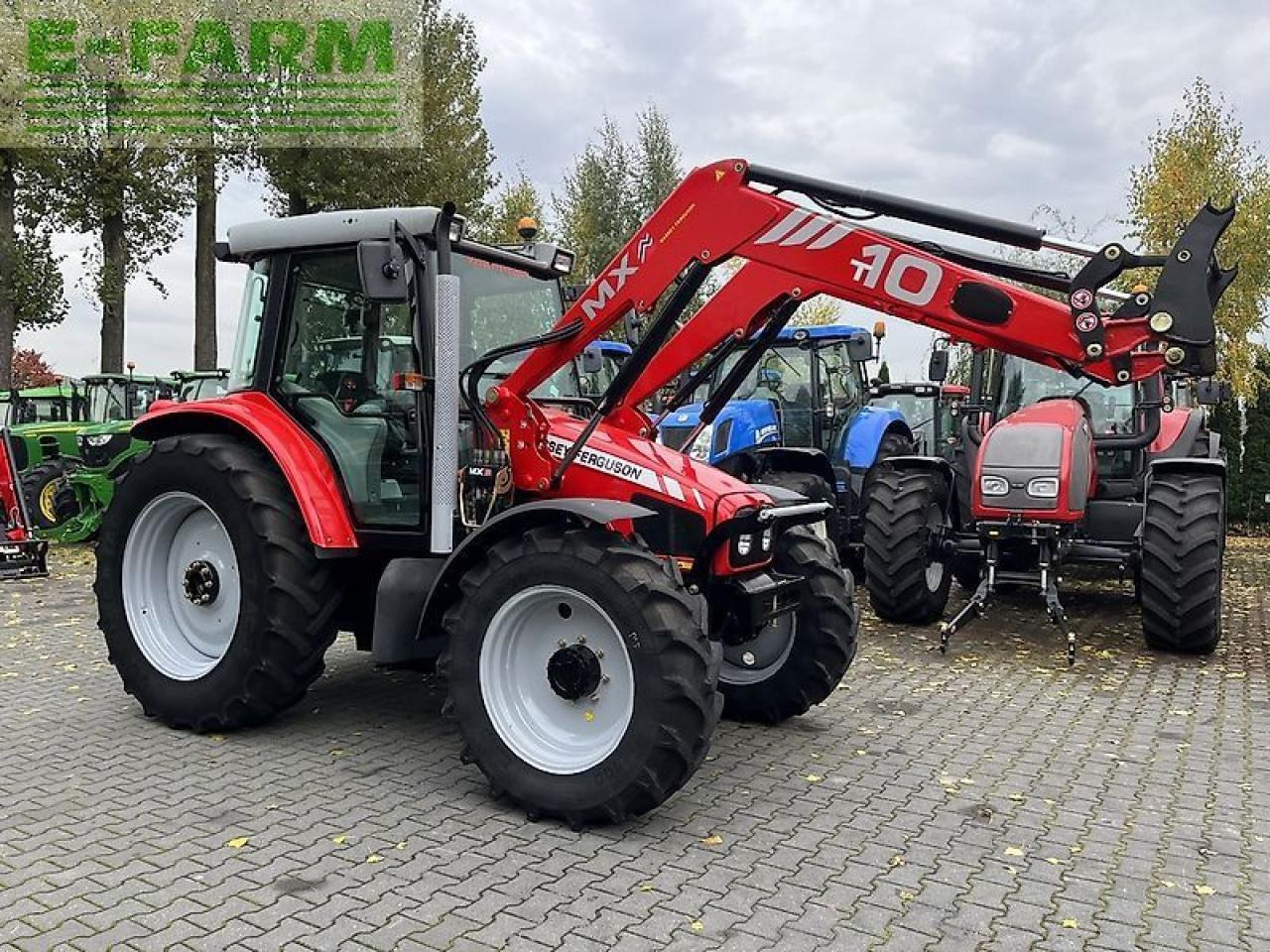 Massey Ferguson 6455 dyna-6 + mailleux mx t10 - Tractor: foto 4 Massey Ferguson 6455 dyna-6 + mailleux mx t10 - Tractor: foto 4