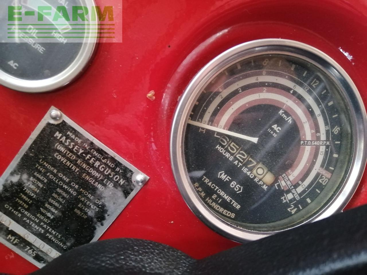 Tractor Massey Ferguson 65: foto 7