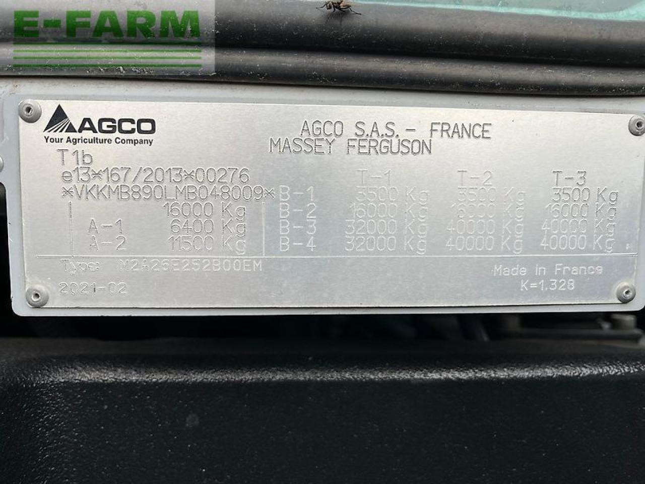 Tractor Massey Ferguson 8s.265: foto 28 Tractor Massey Ferguson 8s.265: foto 28