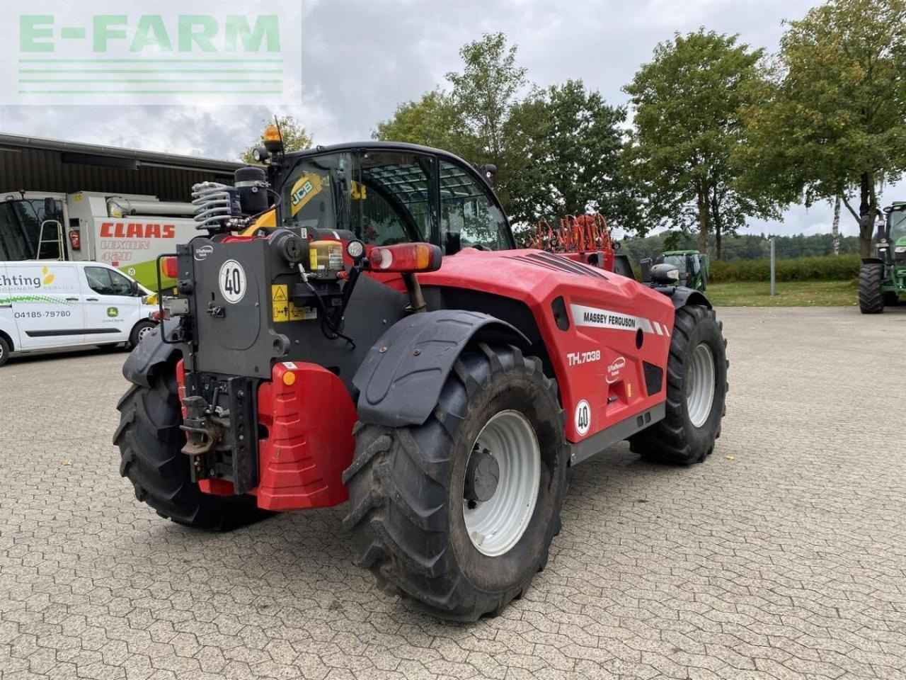 Massey Ferguson th-7038 - Manipulador telescópico: foto 3 Massey Ferguson th-7038 - Manipulador telescópico: foto 3