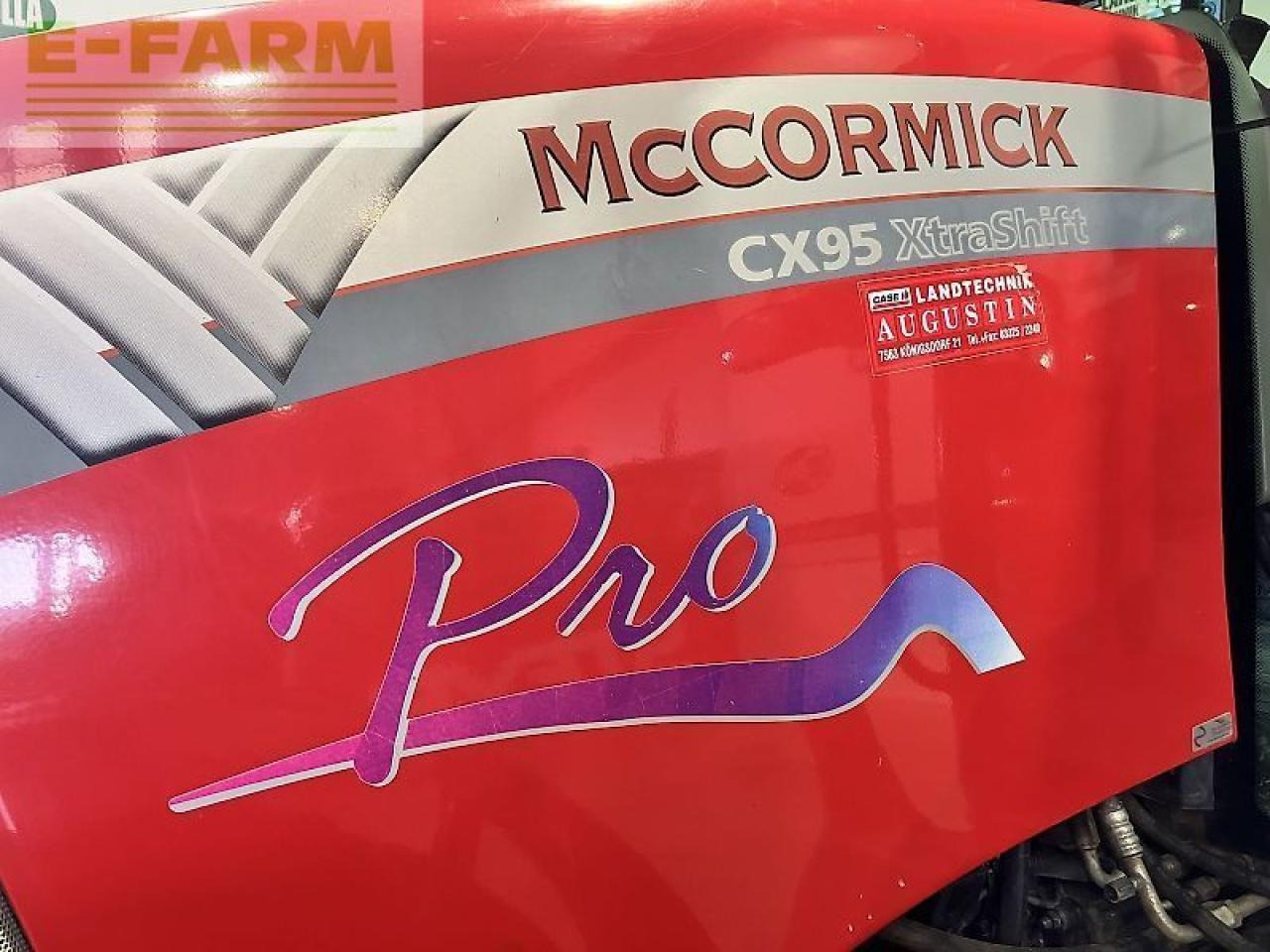 McCormick cx 95 xtrashift - Tractor: foto 5 McCormick cx 95 xtrashift - Tractor: foto 5