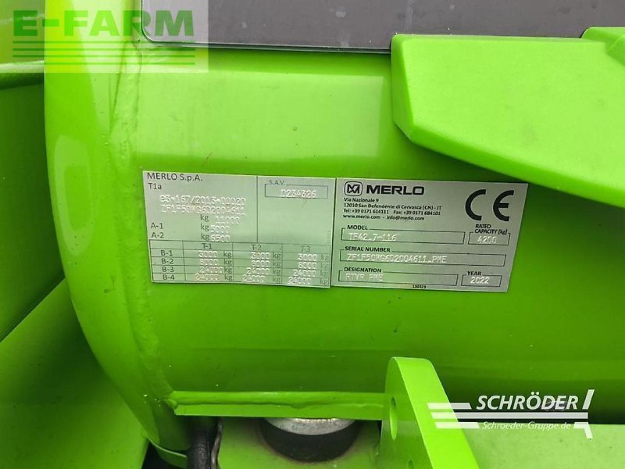 Merlo tf 42.7 - 116 - Manipulador telescópico: foto 2 Merlo tf 42.7 - 116 - Manipulador telescópico: foto 2