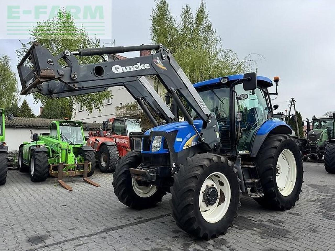 New Holland t6020 elite + quicke q55 Elite - Tractor: foto 1 New Holland t6020 elite + quicke q55 Elite - Tractor: foto 1