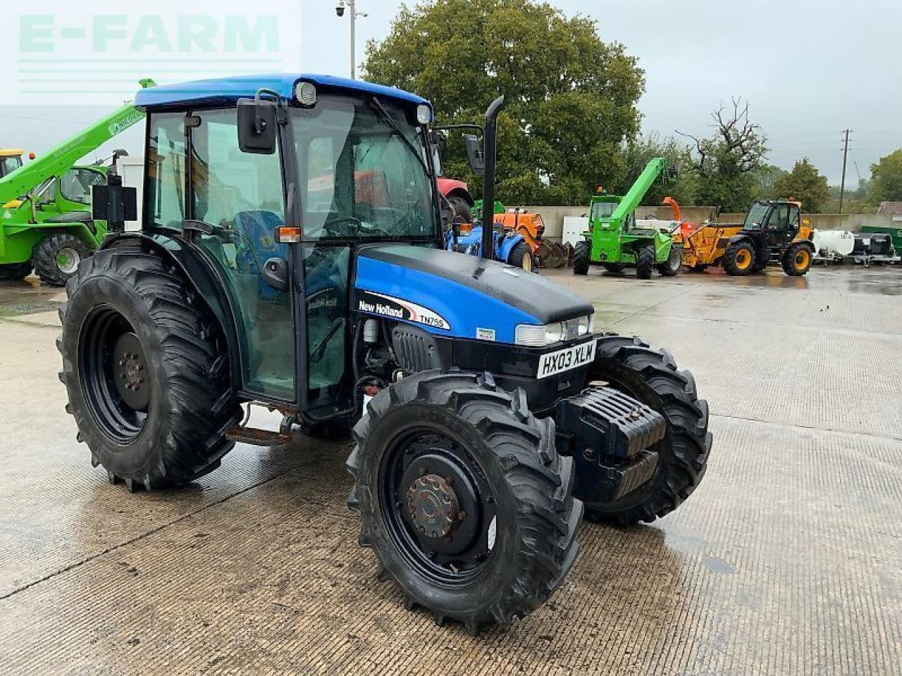 New Holland tn75s super steer tractor (st24490) S - Tractor: foto 2 New Holland tn75s super steer tractor (st24490) S - Tractor: foto 2