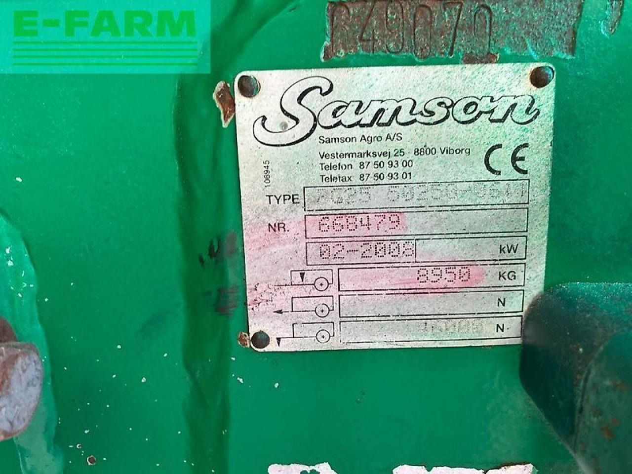 Samson pg 25 - Maquinaria para fertilización: foto 2 Samson pg 25 - Maquinaria para fertilización: foto 2