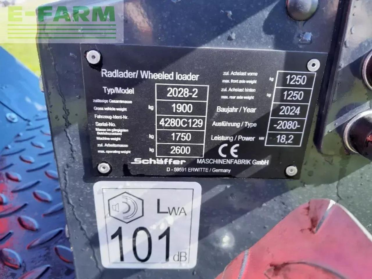Schäffer 2028-2 - Miniexcavadora: foto 5 Schäffer 2028-2 - Miniexcavadora: foto 5